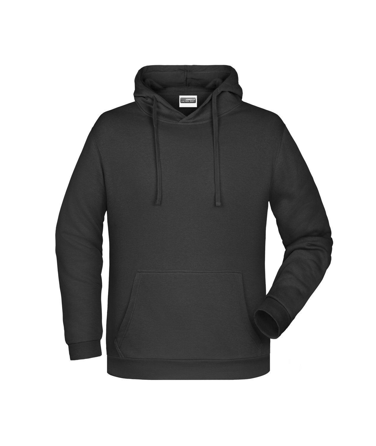 Daiber Men's Promo Hoody in Black – Vorderansicht