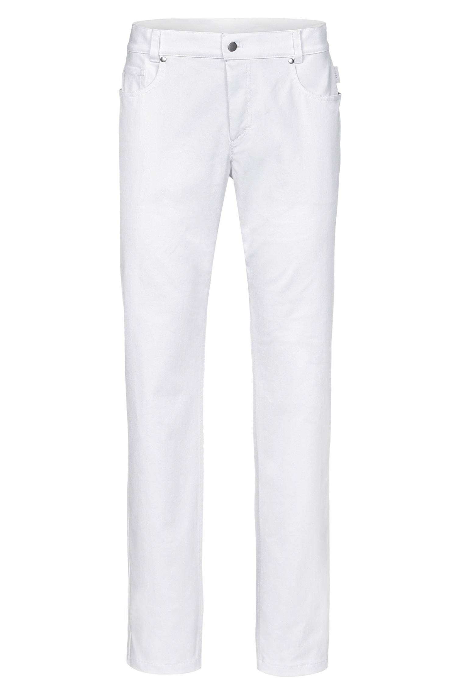 Greiff Herren-Jeans RF Care in Weiß – Vorderansicht