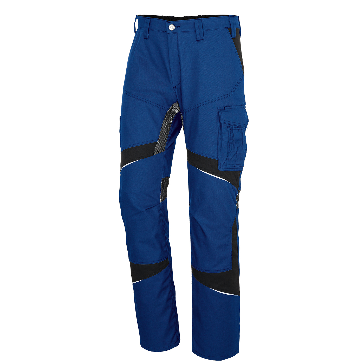 KÜBLER ACTIVIQ Sommerhose in Kbl.blau/Schwarz – Vorderansicht