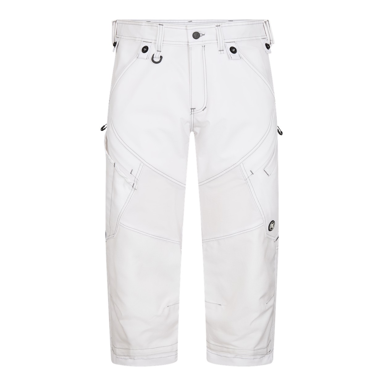 ENGEL X-treme3/4-Hose 6369-317 mit 4-Wege-Stretch in Weiss – Vorderansicht
