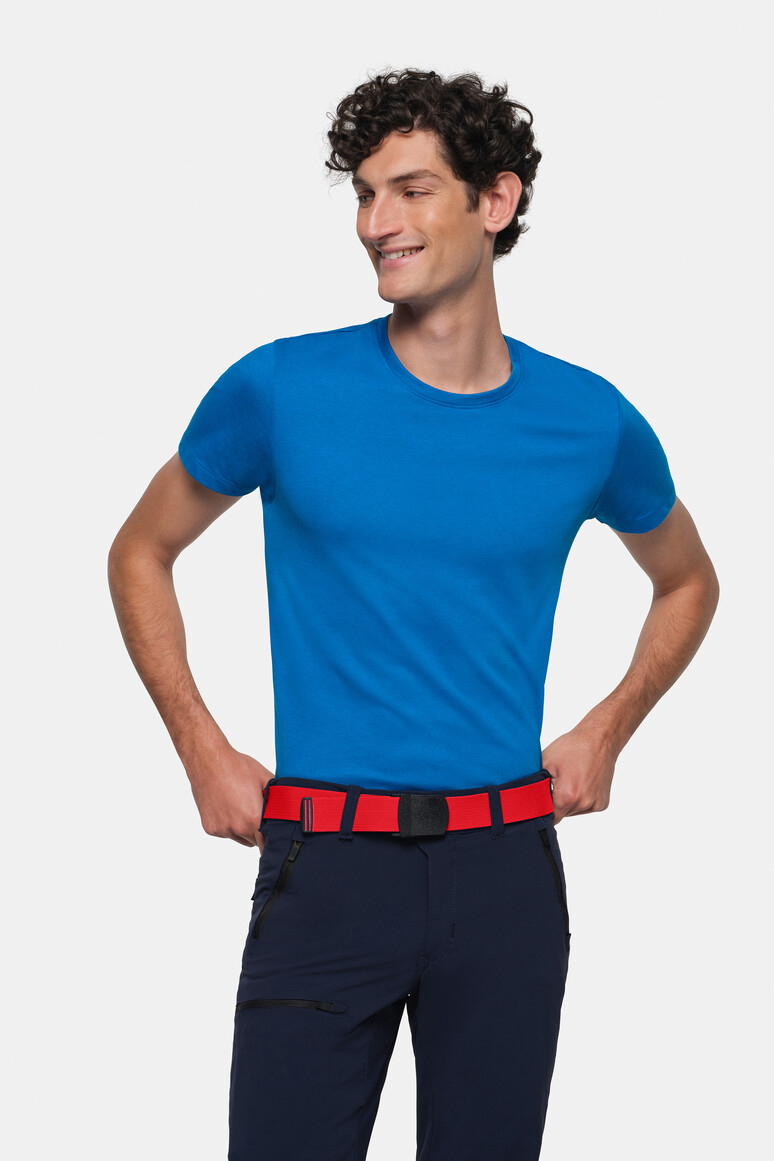 HAKRO 965 Gürtel ECO in Rot – Modellansicht
