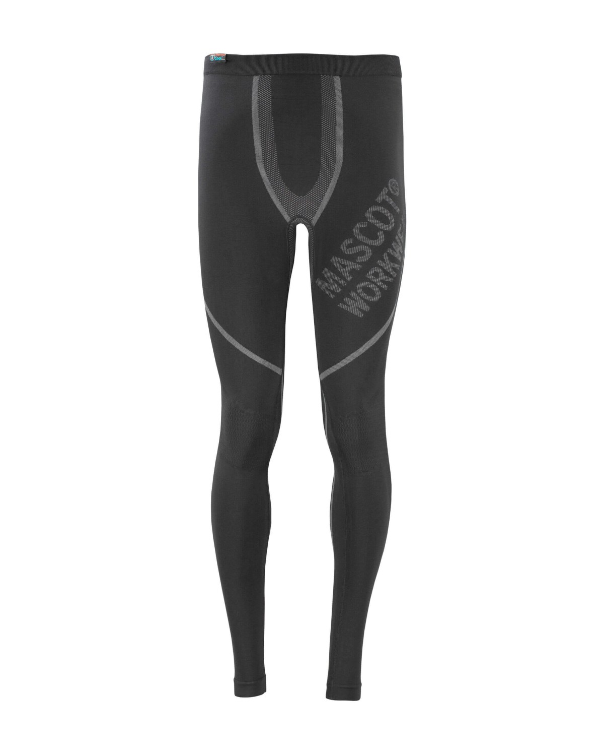 MASCOT Moss Funktionsunterhose in Schwarz – Vorderansicht