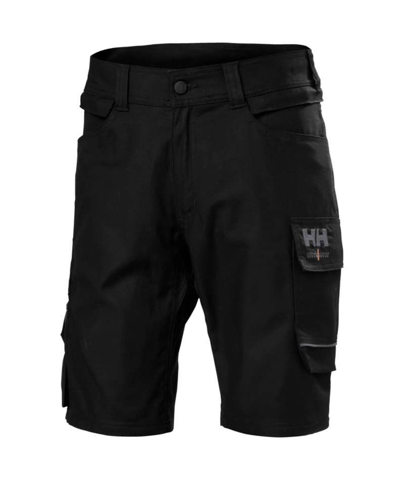 Helly Hansen Workwear OXFORD 2.0 CNCT SHORTS in Schwarz – Vorderansicht