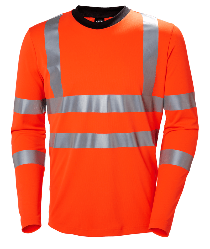 Helly Hansen Workwear ADDVIS LONGSLEEVE in Orange – Vorderansicht