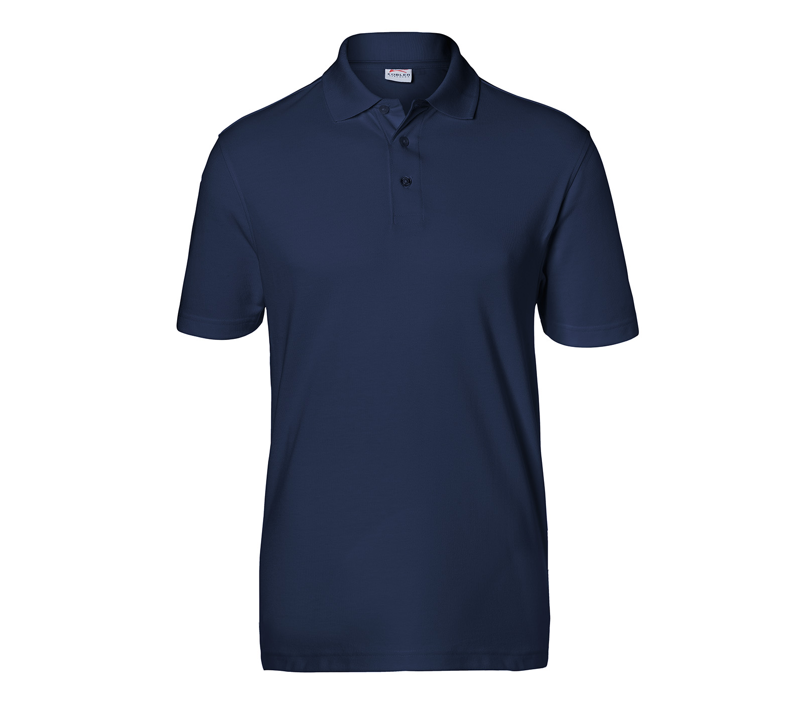 KÜBLER SHIRTS Polo in Dunkelblau – Vorderansicht