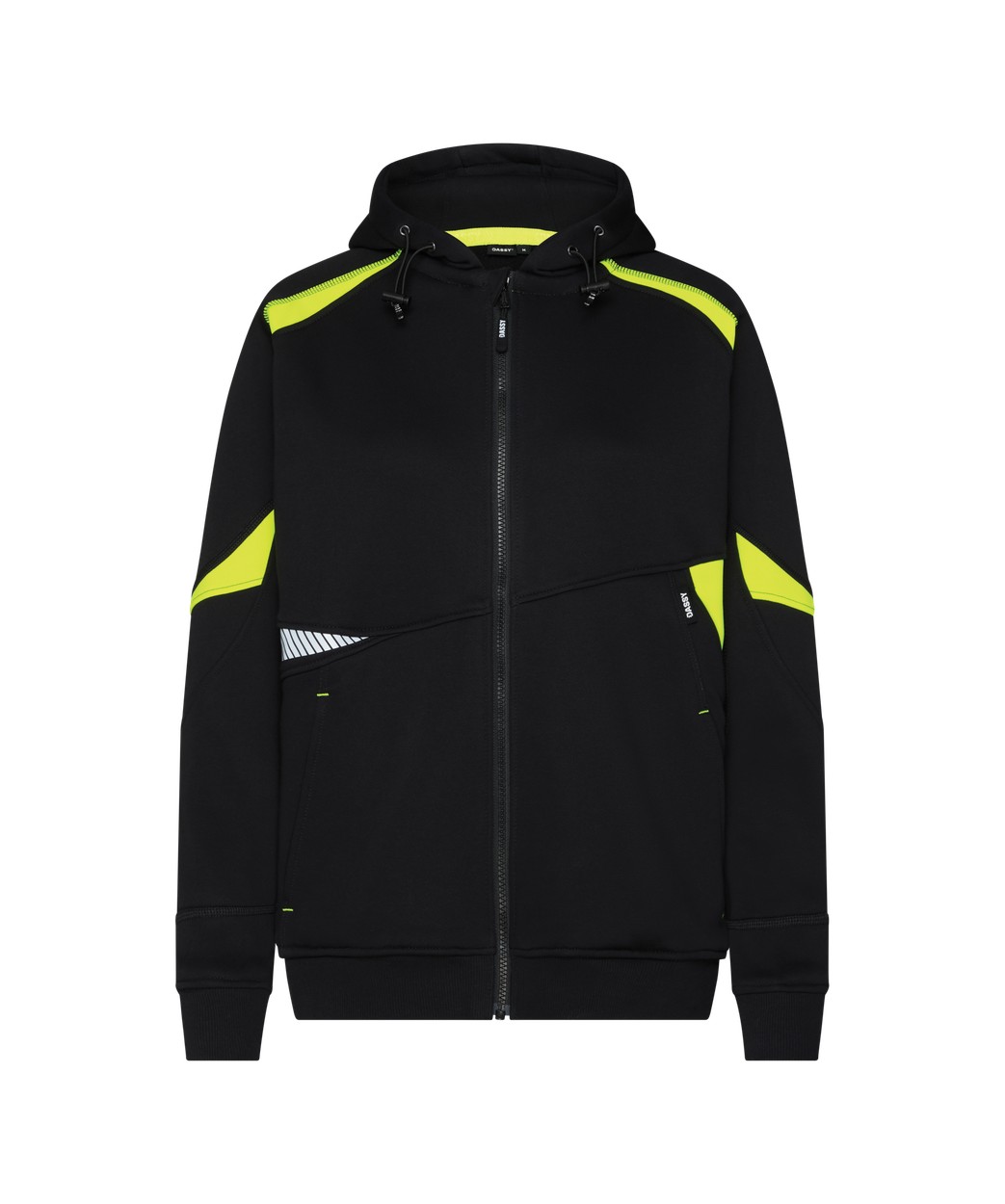 DASSY® Santos Women in Schwarz/Neongelb – Vorderansicht