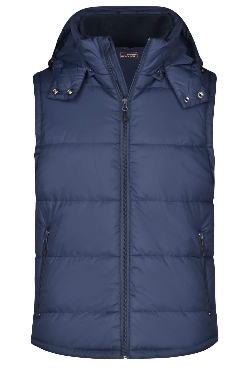 Daiber Men's Padded Vest in Navy – Vorderansicht