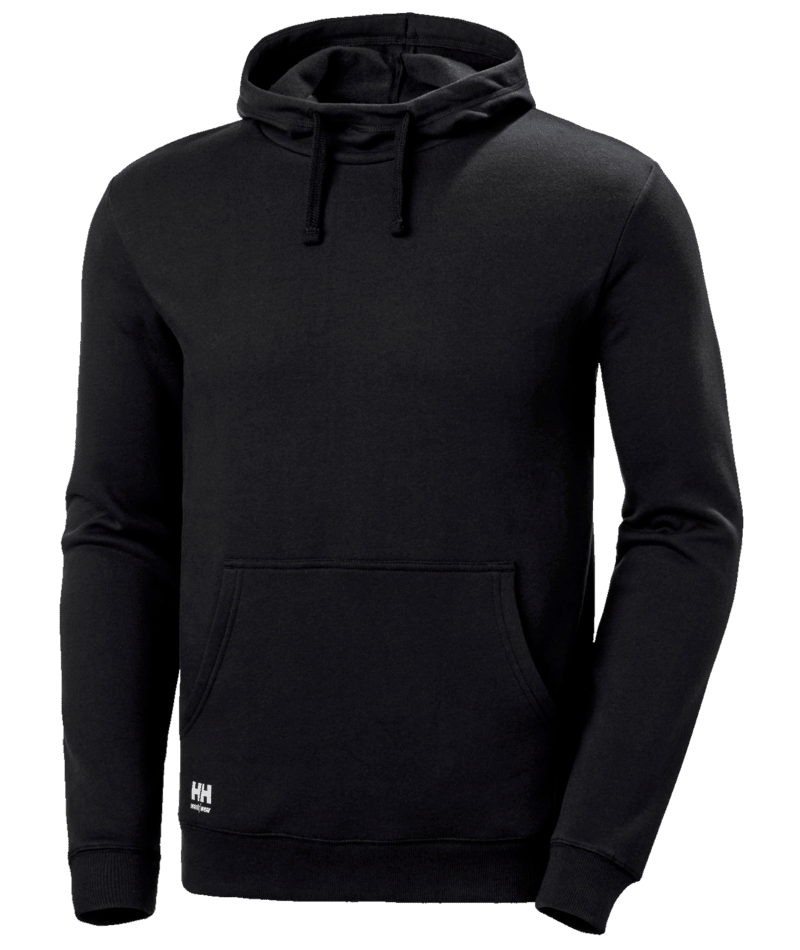 Helly Hansen Workwear CLASSIC HOODIE in Schwarz – Vorderansicht