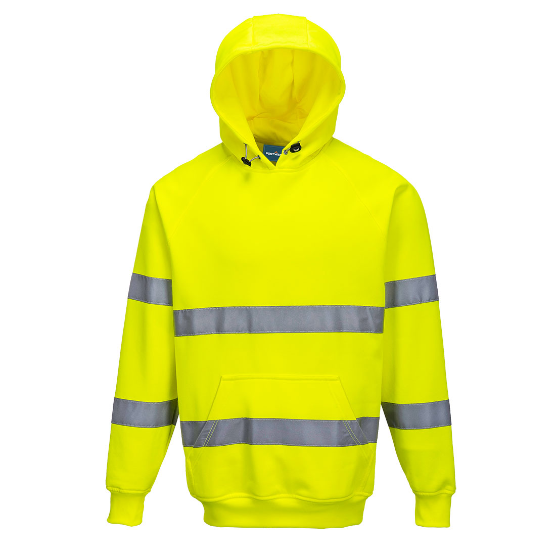 Portwest Hi-Vis Hoodie in Gelb – Vorderansicht