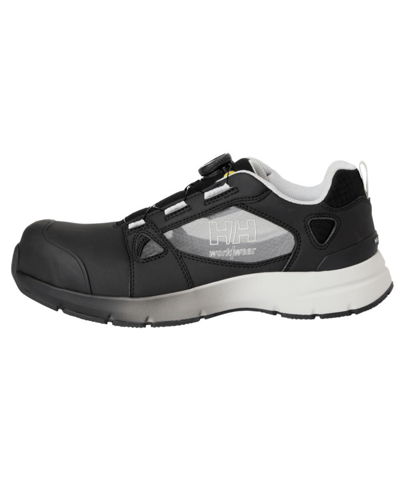 Helly Hansen Workwear MANCHESTER MXR SDL BOA S1PS in Schwarz/Grau – Vorderansicht