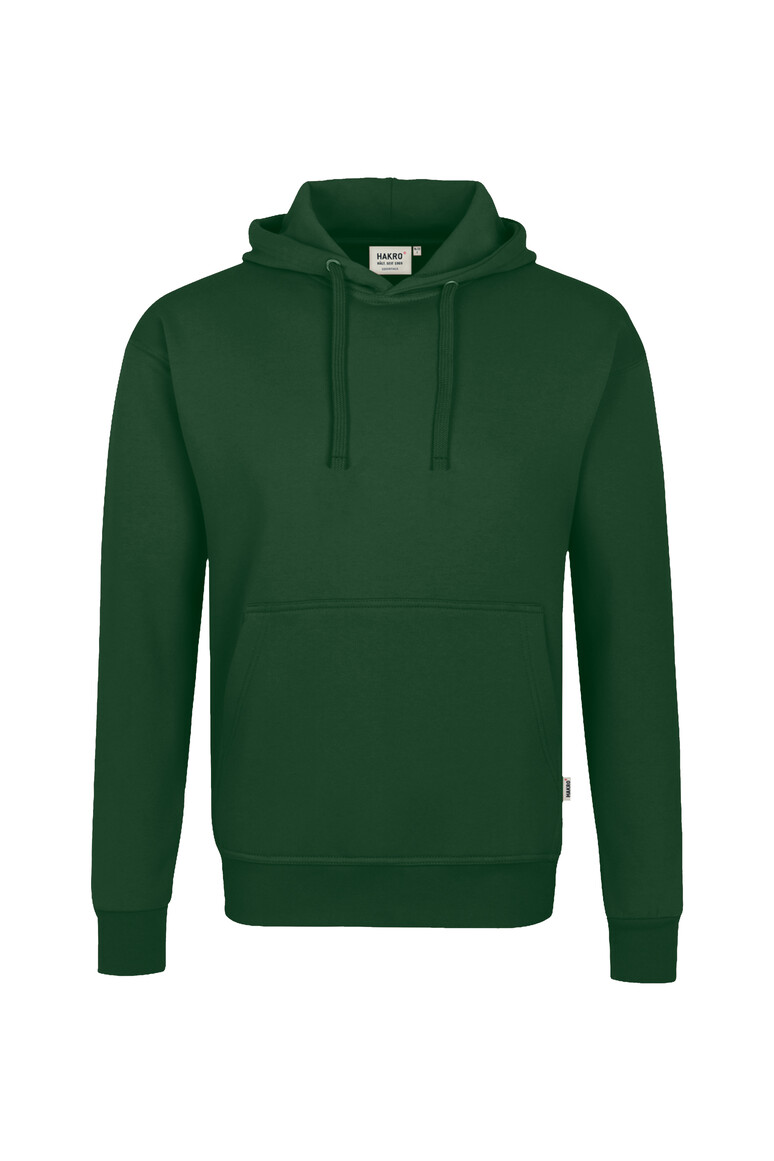 HAKRO 601 Kapuzen-Sweatshirt Premium in Tanne – Vorderansicht