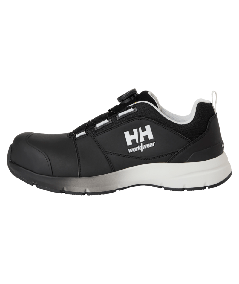 Helly Hansen Workwear MANCHESTER MXR LOW BOA S3S in Schwarz/Grau – Vorderansicht