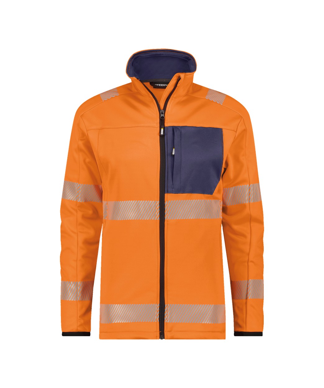 DASSY® Camden in Neonorange/Dunkelblau – Vorderansicht