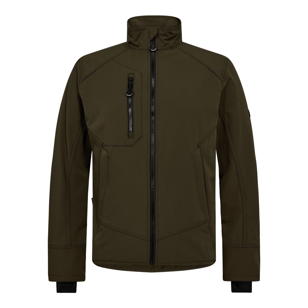 ENGEL X-treme 1366-317 Arbeitsjacke mit 4-Wege-Stretch in Forest Green – Vorderansicht