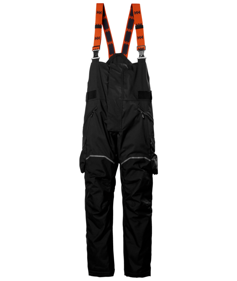 Helly Hansen Workwear BIFROST WINTER BIB in Schwarz – Vorderansicht