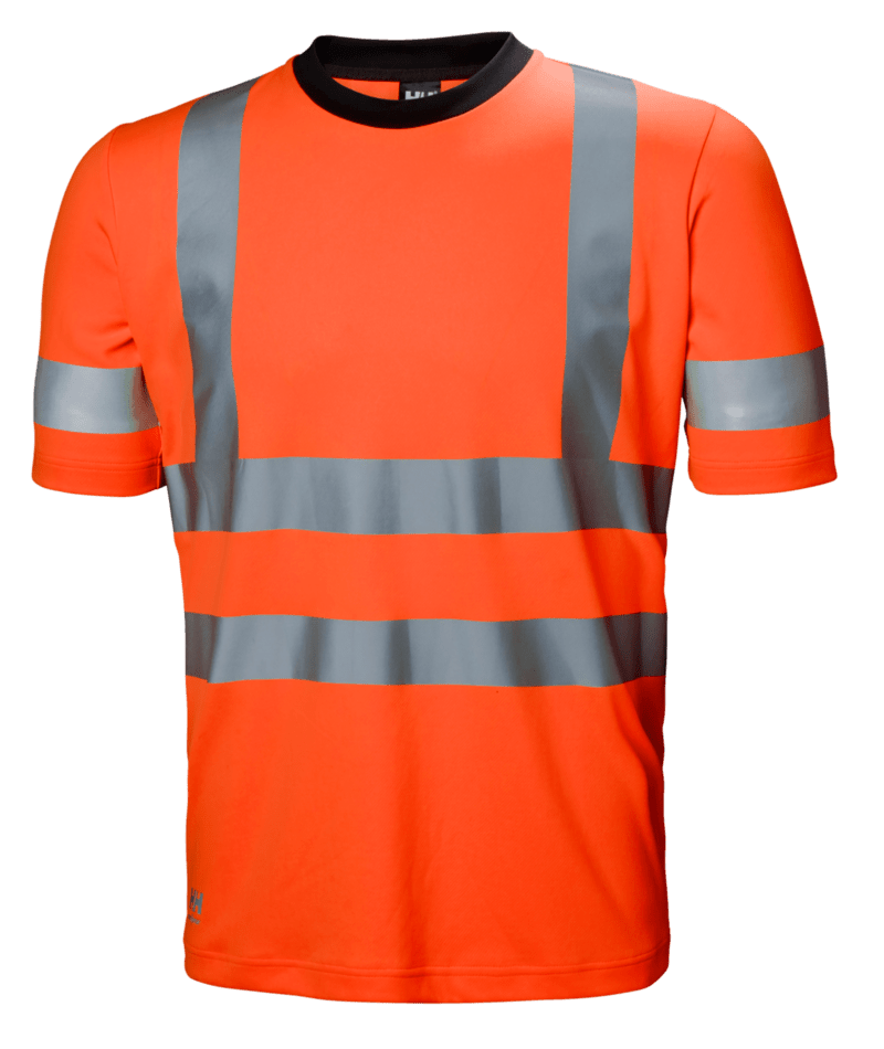 Helly Hansen Workwear ADDVIS T-SHIRT in Orange – Vorderansicht