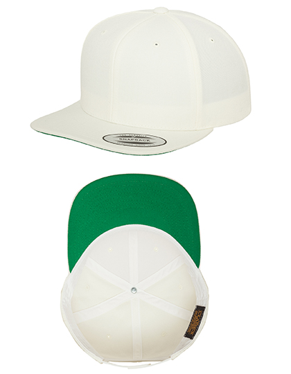 FLEXFIT Classic Snapback in Natural – Vorderansicht