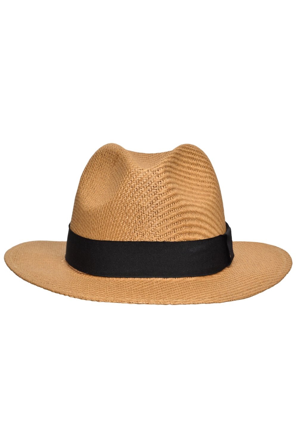 Daiber Traveller Hat in Caramel/Black – Vorderansicht