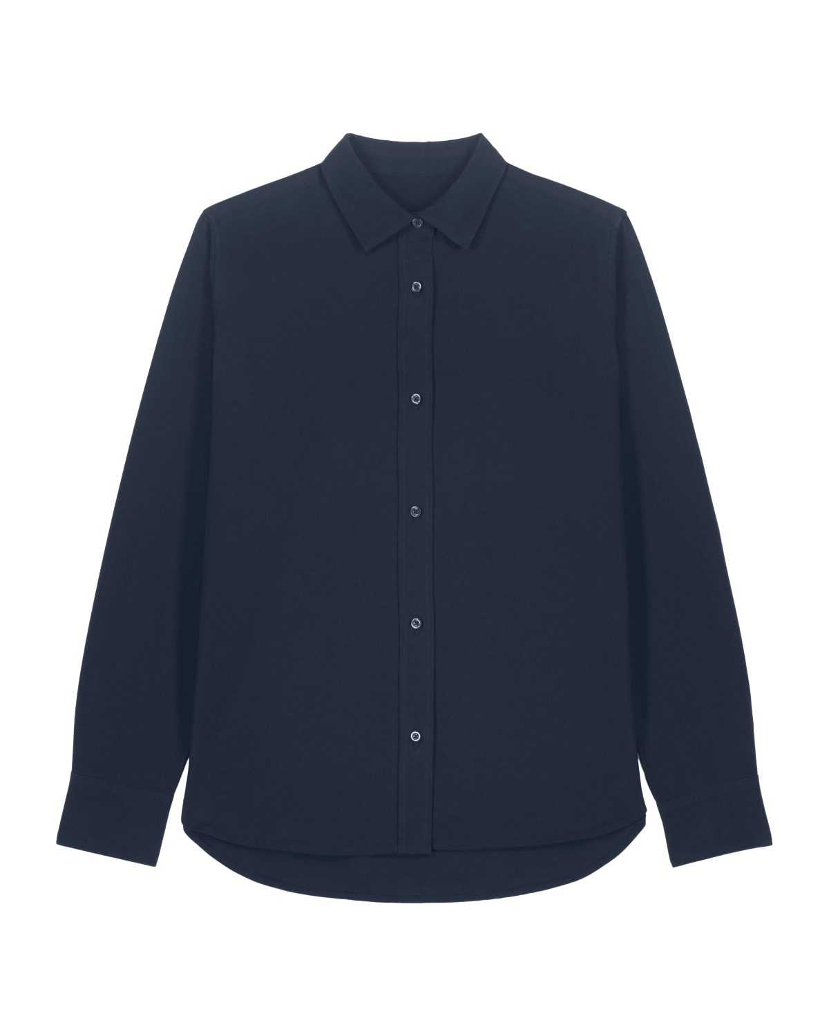 Stanley Stella Stella Oxford Shirt in French Navy – Vorderansicht