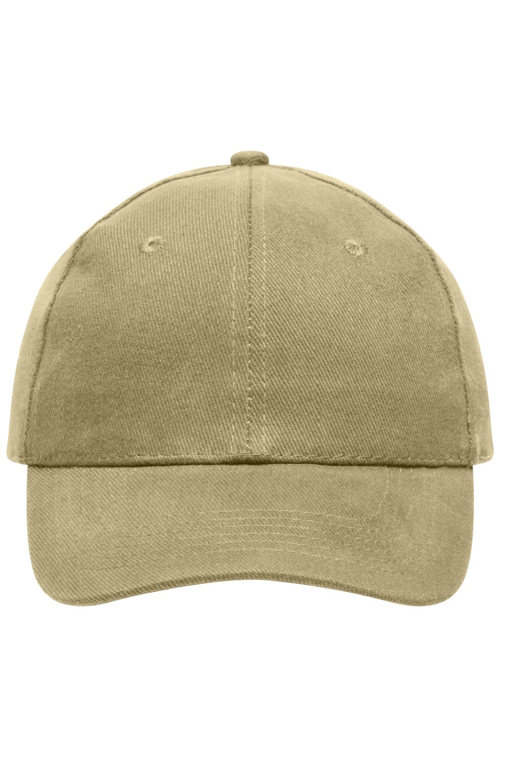 Daiber 6 Panel Cap Heavy Cotton in Beige – Vorderansicht