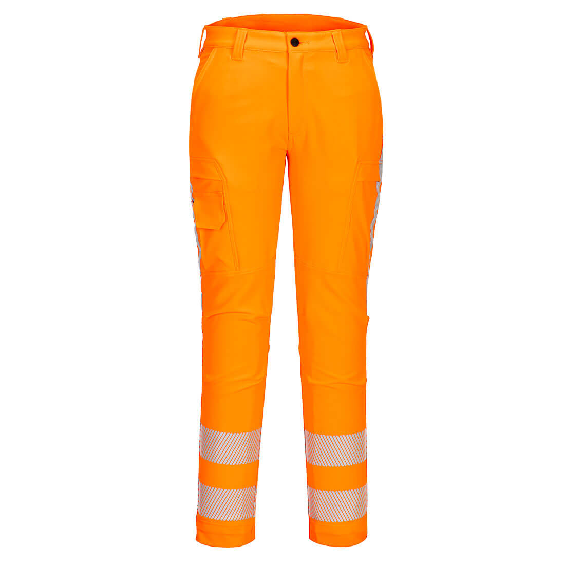 Portwest RWS Hi-Vis Stretch Work Trousers in Orange – Vorderansicht