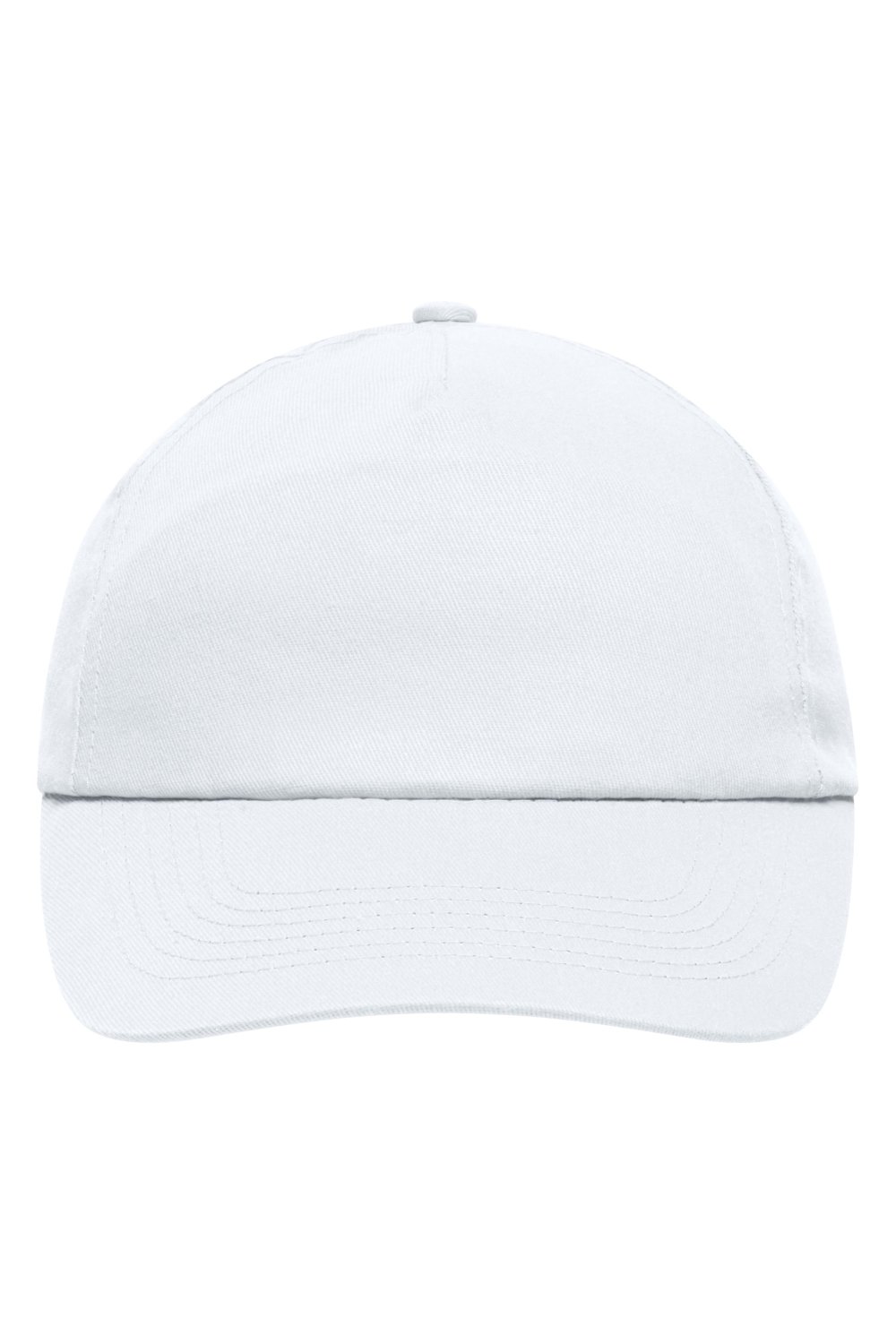 Daiber 5 Panel Promo Cap Laminated in White – Vorderansicht
