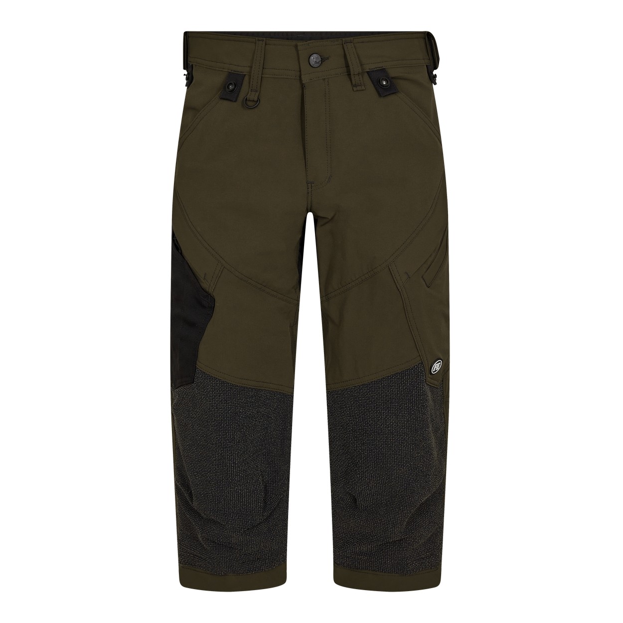 ENGEL X-treme 6368-317 3/4-Hose mit 4-Wege-Stretch in Forest Green – Vorderansicht