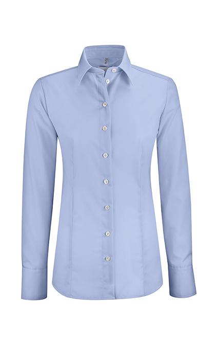 Greiff Damen-Bluse 1/1 RF Leasing in Bleu – Vorderansicht