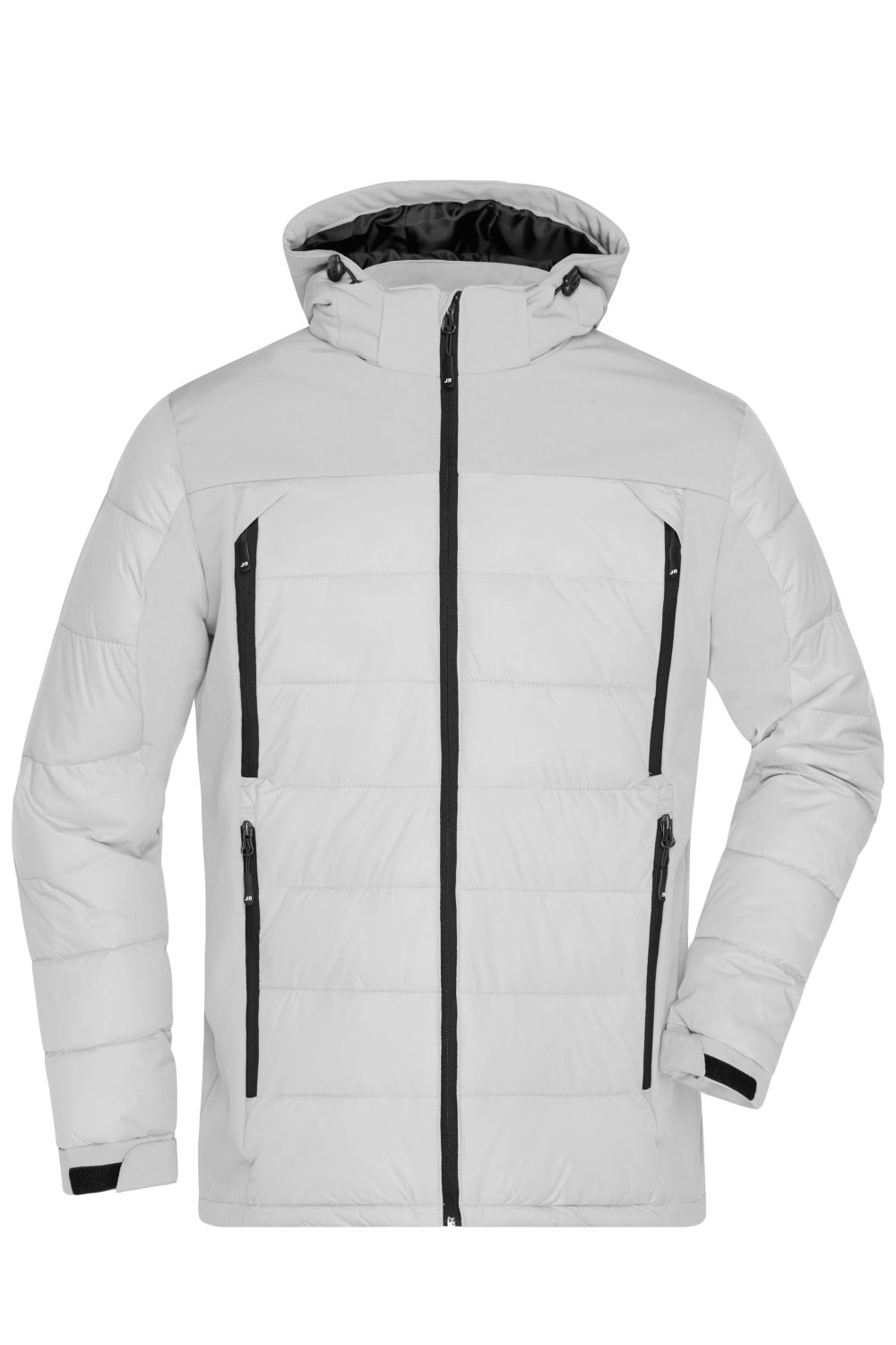 Daiber Men's Outdoor Hybrid Jacket in White – Vorderansicht