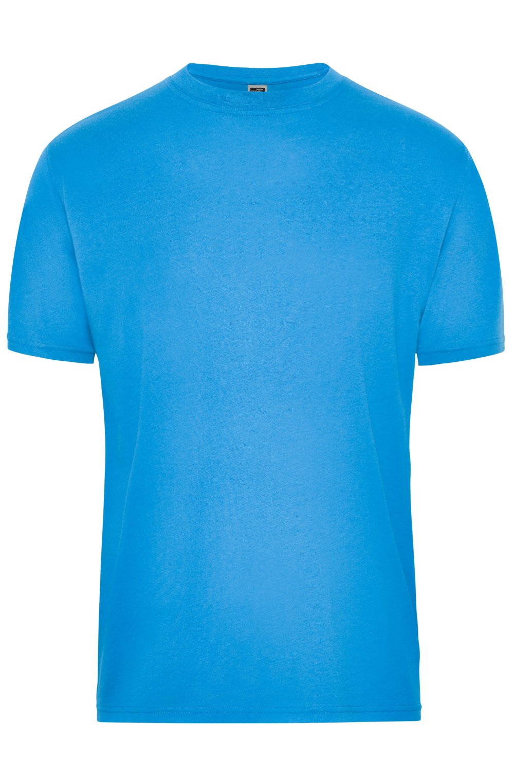 Daiber Men's ORGANIC Workwear T-Shirt OCS Blended in Aqua – Vorderansicht