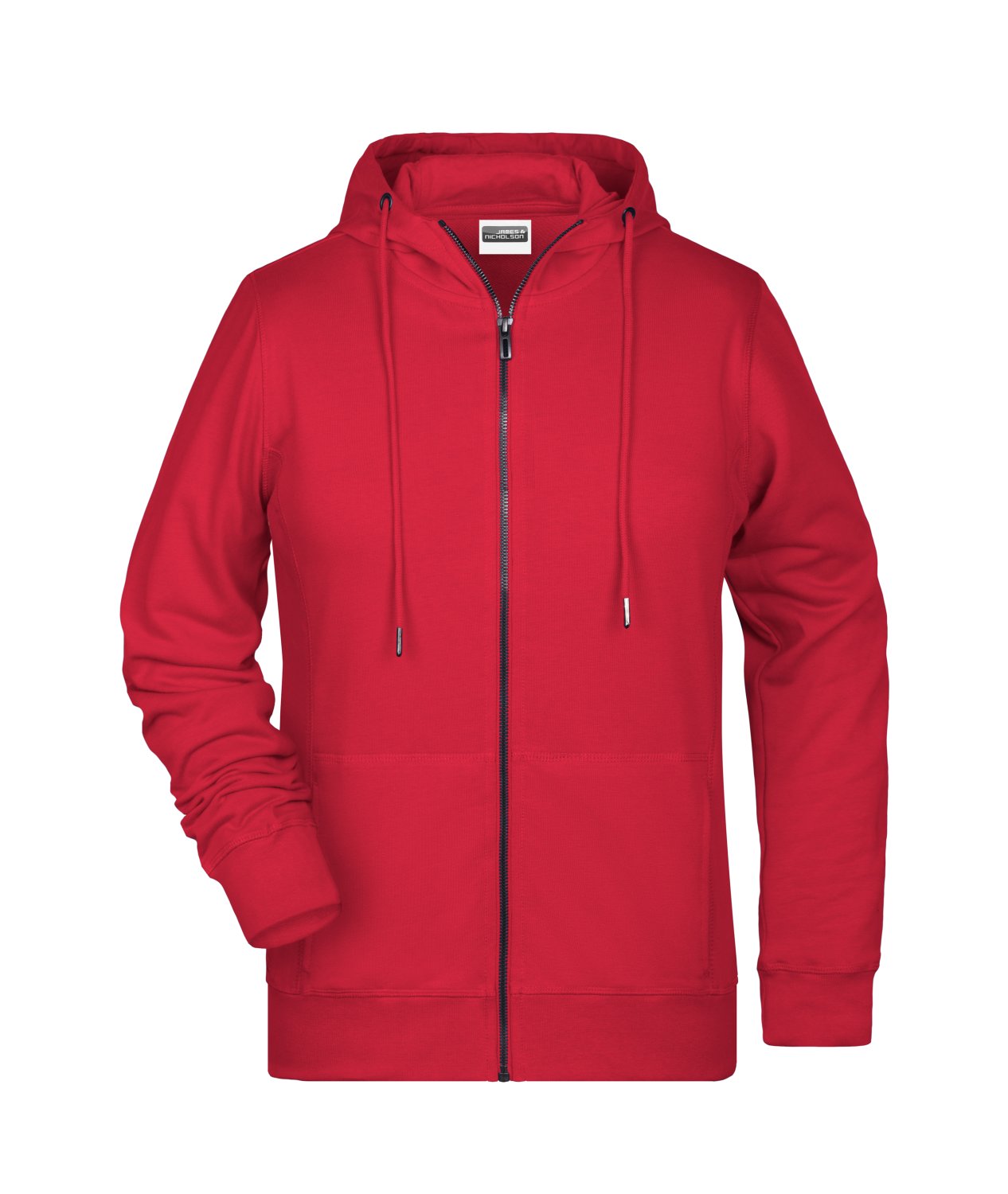 Daiber Ladies' Zip Hoody OCS Blended & RCS in Red – Vorderansicht