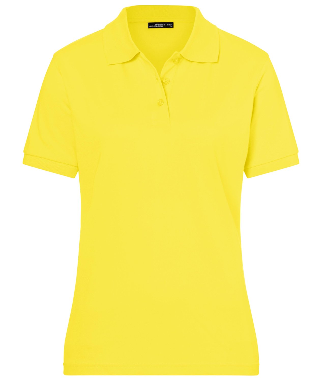 Daiber Classic Polo Ladies in Yellow – Vorderansicht