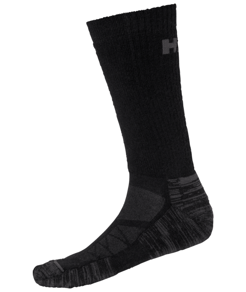 Helly Hansen Workwear OXFORD WINTER SOCK in Schwarz – Vorderansicht