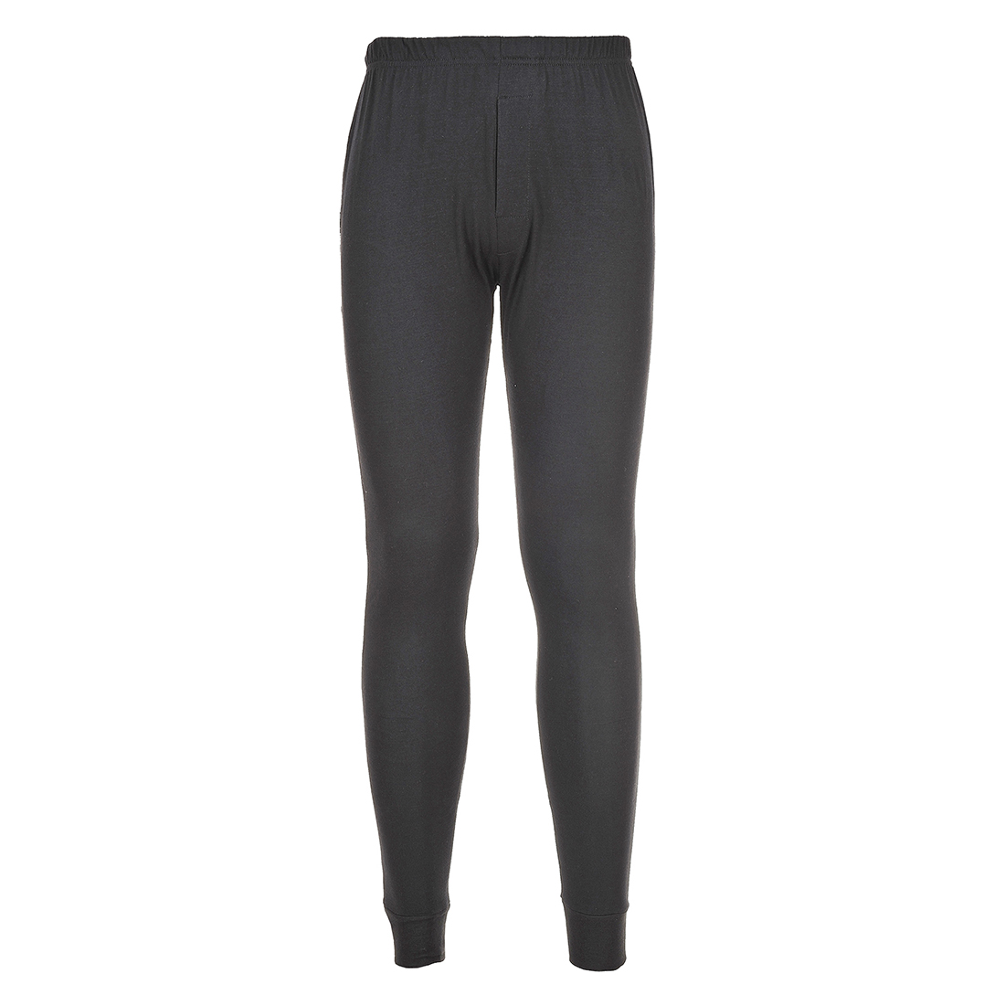 Portwest Modaflame Knit FR Leggings in Schwarz – Vorderansicht