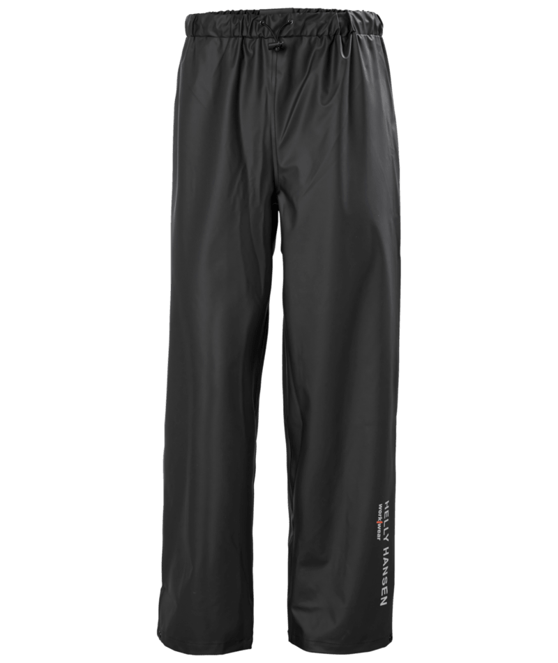 Helly Hansen Workwear VOSS RAIN PANT in Schwarz – Vorderansicht
