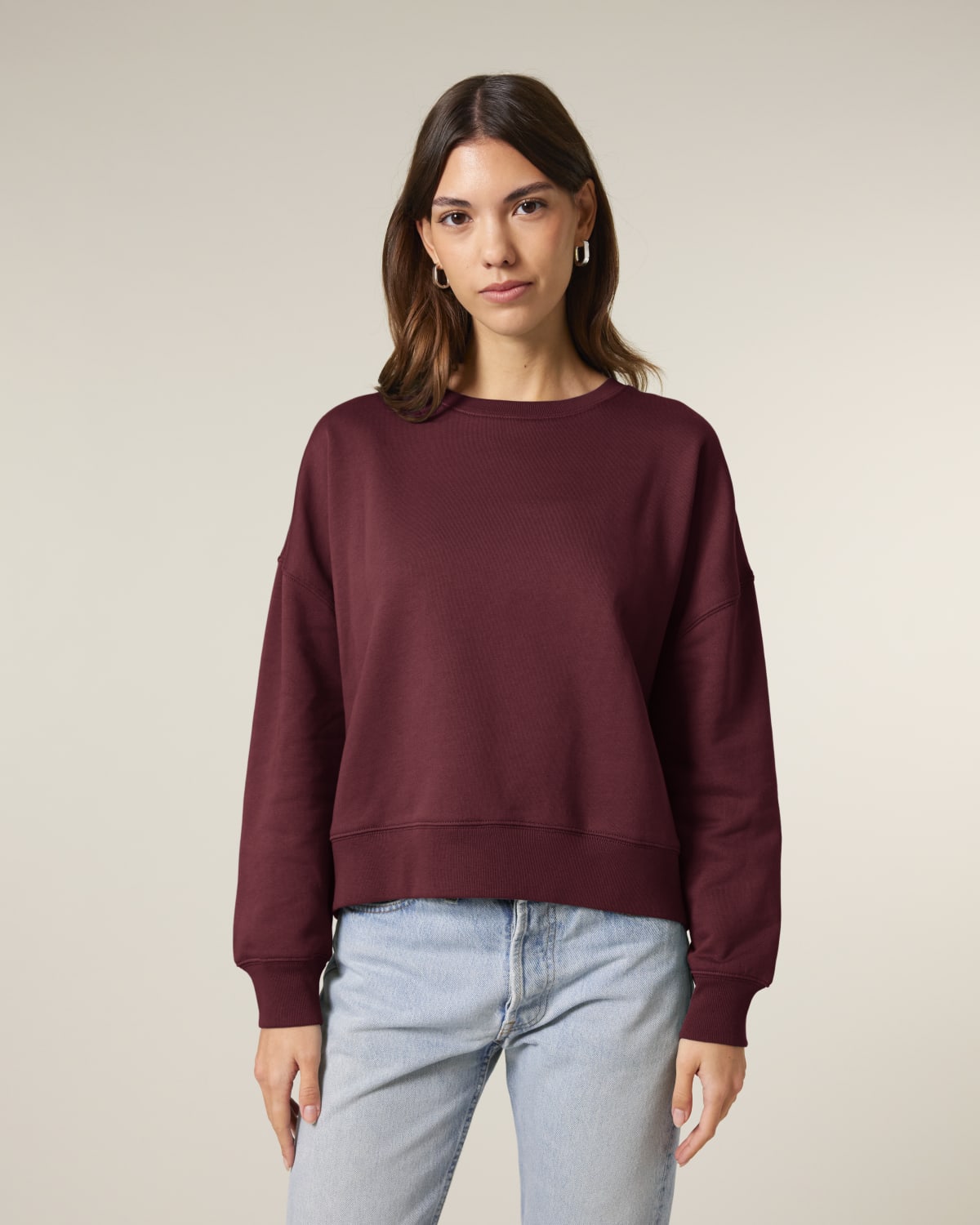 Stanley Stella Stella Alma in Burgundy – Modellansicht