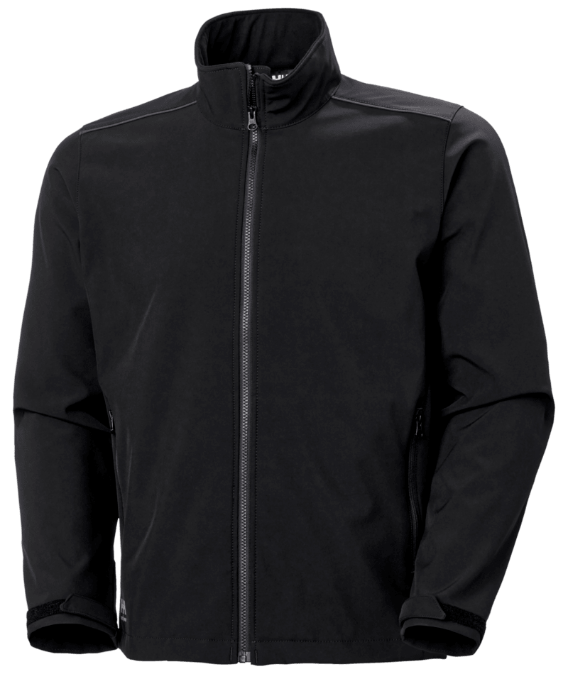 Helly Hansen Workwear MANCHESTER 2.0 SOFTS JACKET in Schwarz – Vorderansicht