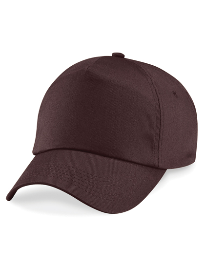 Beechfield Original 5 Panel Cap in Chocolate – Vorderansicht