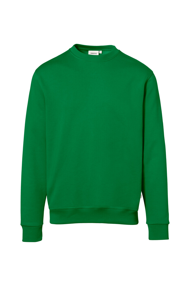 HAKRO 471 Sweatshirt Premium in Kellygrün – Vorderansicht