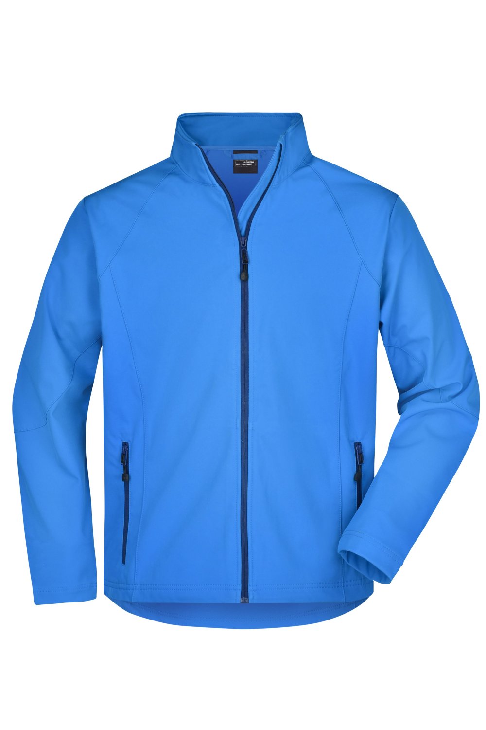 Daiber Men's Softshell Jacket in Azur – Vorderansicht