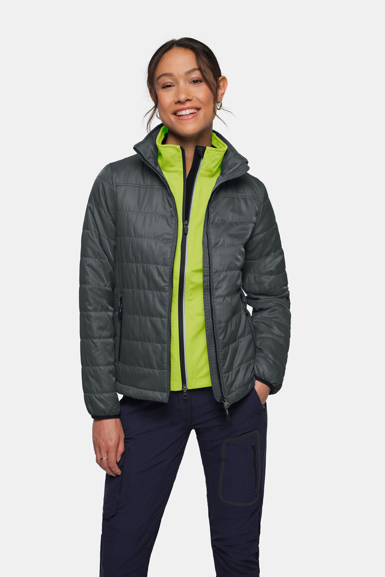 HAKRO 251 Damen Loftjacke in Anthrazit – Modellansicht