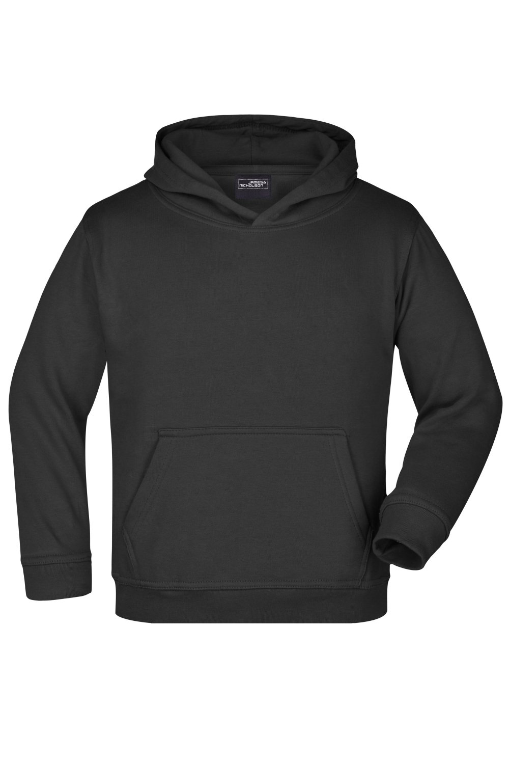 Daiber Hooded Sweat Junior in Black – Vorderansicht