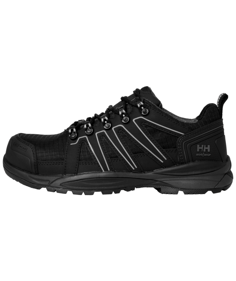 Helly Hansen Workwear MANCHESTER LOW S3S in Schwarz/Grau – Vorderansicht