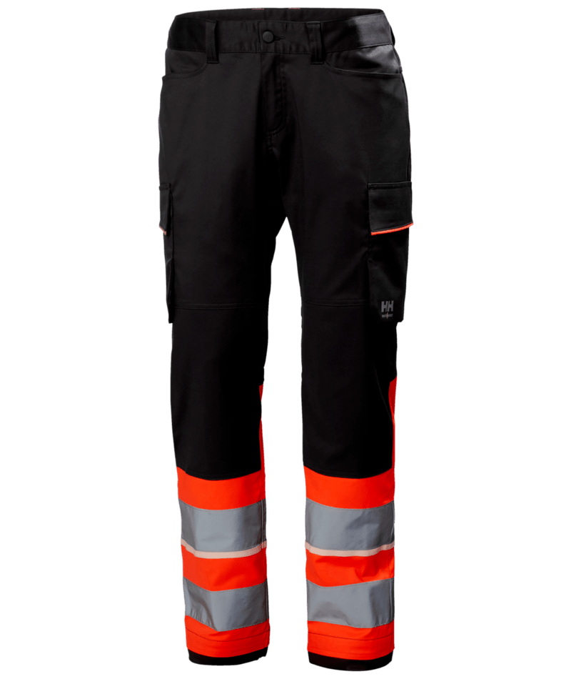 Helly Hansen Workwear UC-ME CARGO PANT CL 1 in Rot/Anthrazit – Vorderansicht