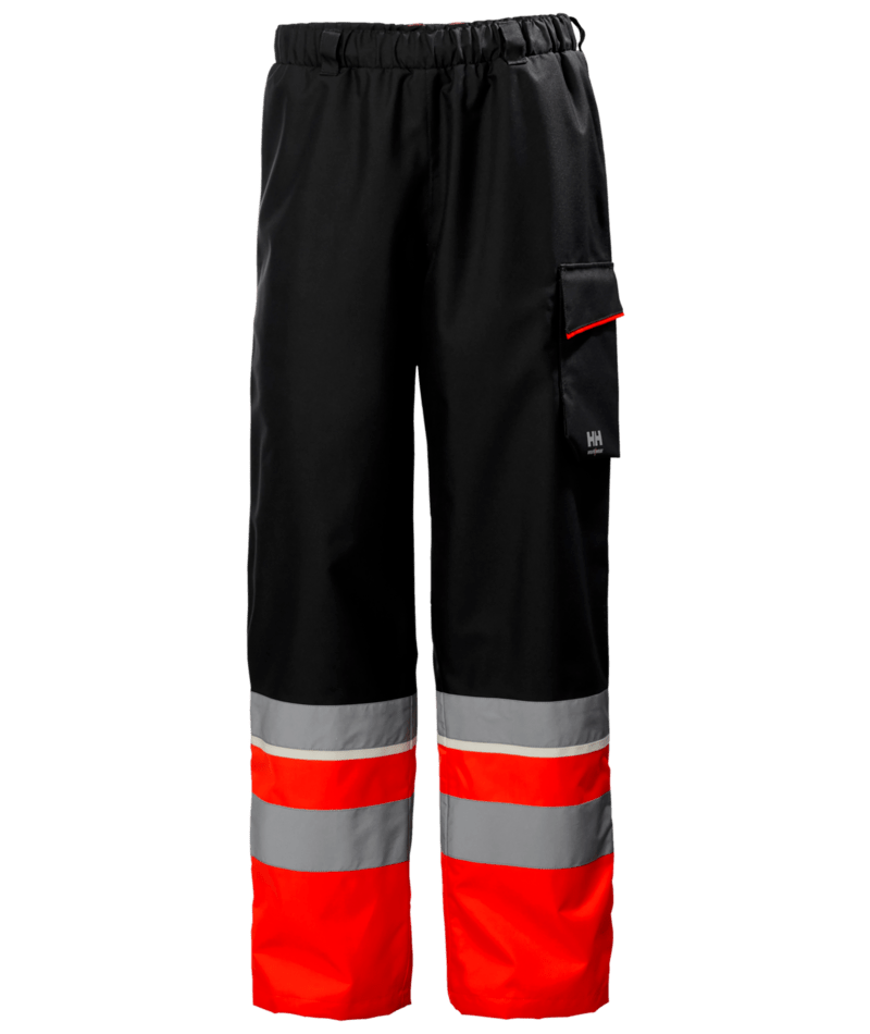 Helly Hansen Workwear UC-ME SHELL PANT CL 1 in Rot/Anthrazit – Vorderansicht