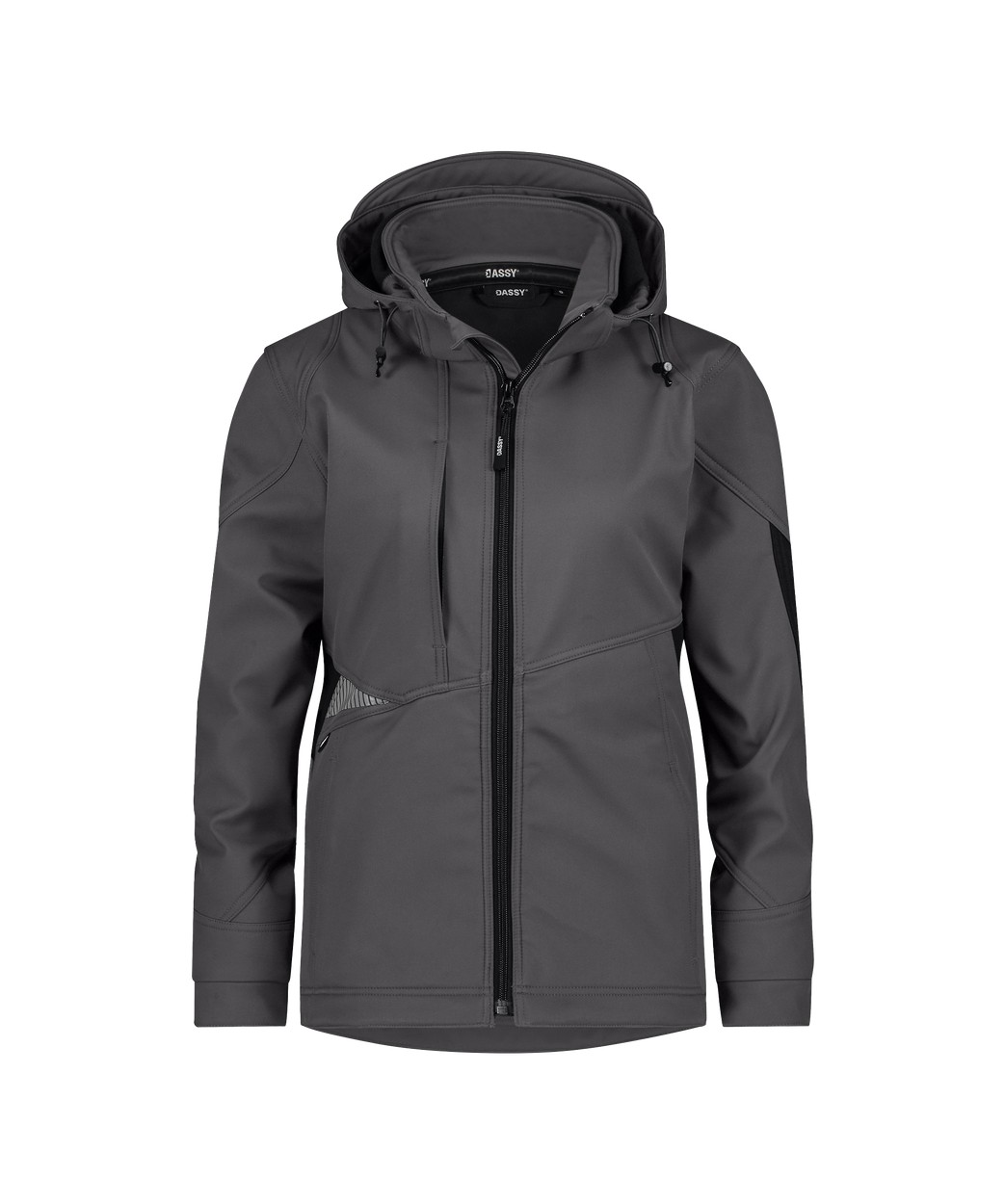 DASSY® Gravity Next Women in Anthrazitgrau/Schwarz – Vorderansicht