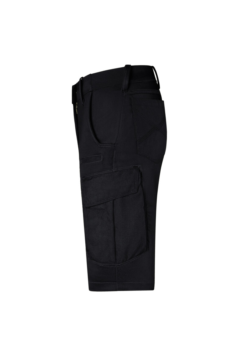HAKRO 753 Worker-Performanceshorts ECO in Schwarz – Vorderansicht