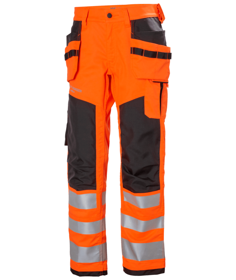 Helly Hansen Workwear ALNA 2.0 CONS PANT CL 2 in Orange/Anthrazit – Vorderansicht