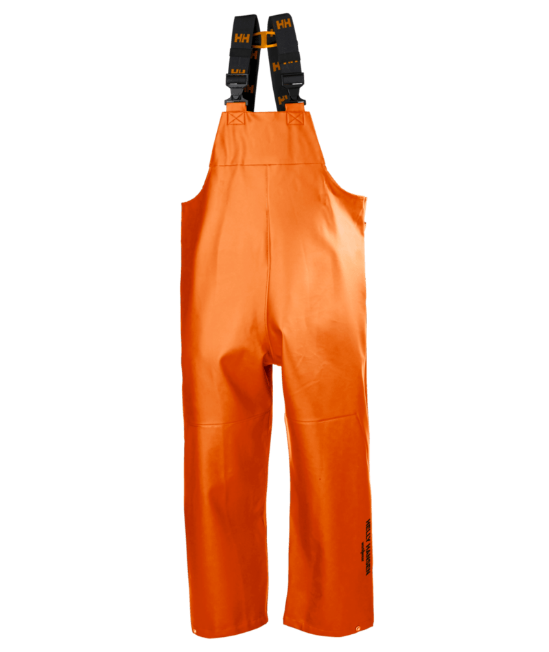Helly Hansen Workwear GALE RAIN BIB in Dunkel Orange – Vorderansicht