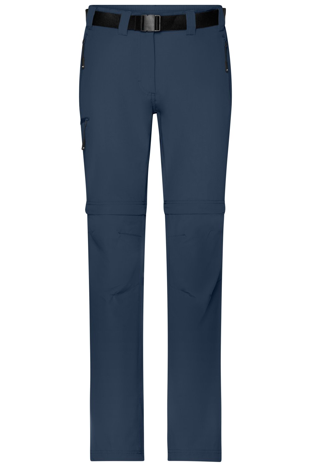 Daiber Ladies' Zip-Off Trekking Pants in Navy – Vorderansicht